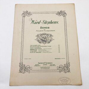 Ward Stephens Songs Amid The Roses 1913 Vintage Music